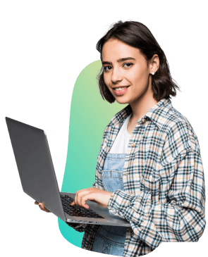 student holding its books